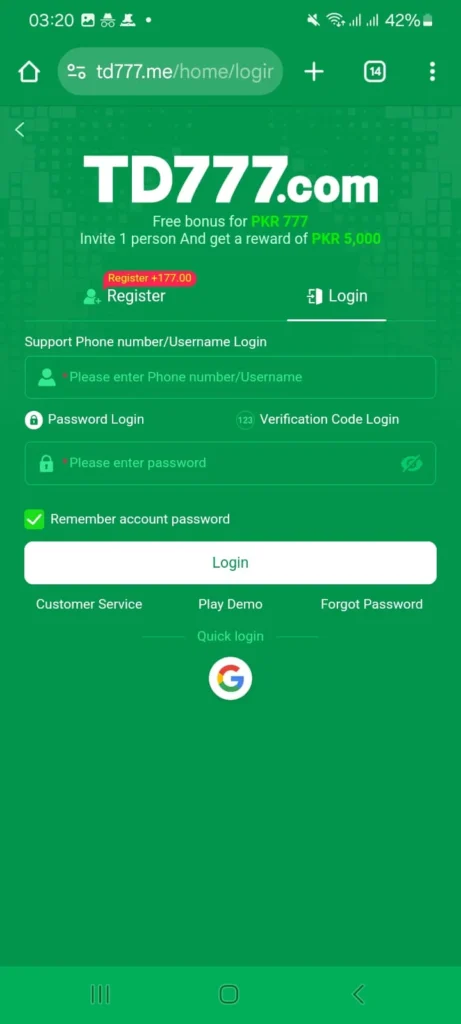 Login